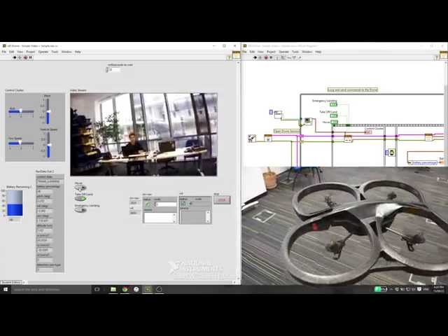 AR.Drone 2.0 LabVIEW Control