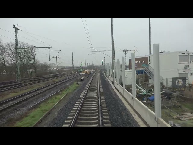 Train cab ride; Oberhausen-Emmerich am Rhein (20250204)