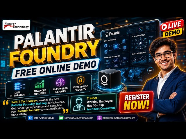 🚀 Palantir Foundry FREE Demo 2026 | Learn Data & AI Platform Step-by-Step #Palantir #foundry #video
