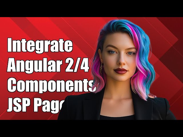 Integrating Angular 2/4 Components into JSP Pages: A Step-by-Step Guide