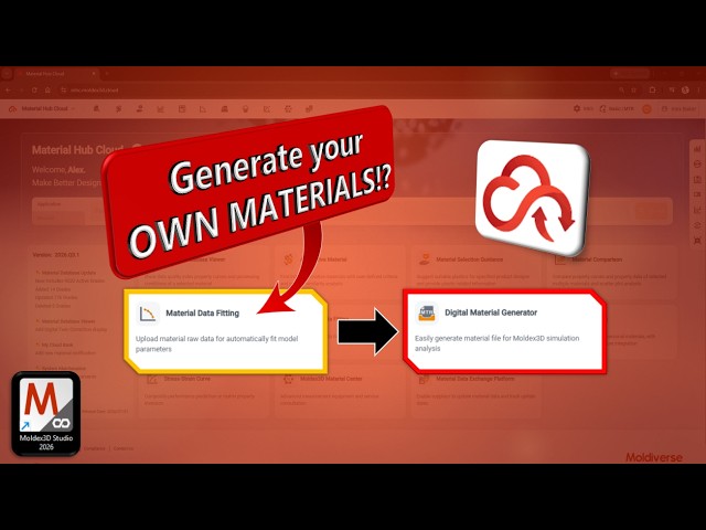 Create Your Own Material Files on the Material Hub Cloud (MHC) | Moldex3D Advanced Tips & Tricks