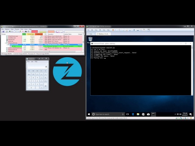 Demonstration of Use-After-free Escalation in VMware
