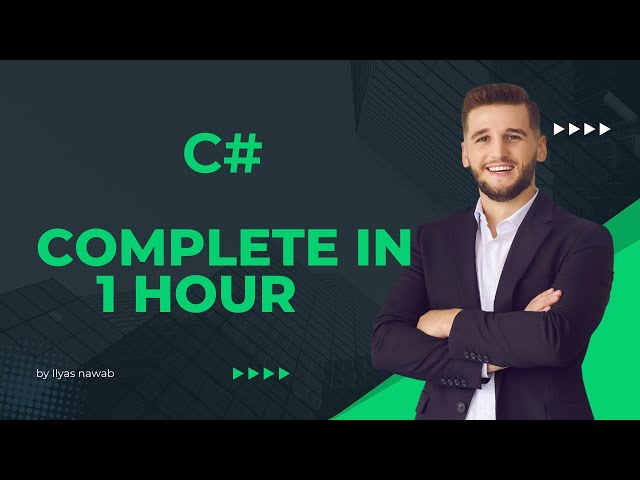 "Master C# in 1 Hour! 🔥 Complete Beginner to Advanced C# Programming Course (2025)"