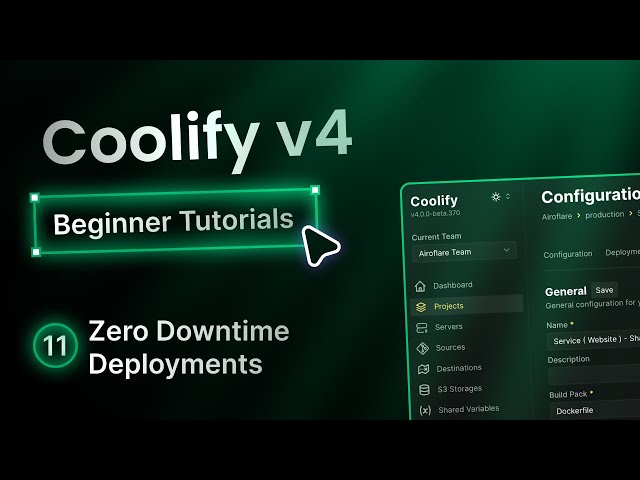 Zero downtime deployments & high availability setup using Coolify + Hetzner • 2026 Guide