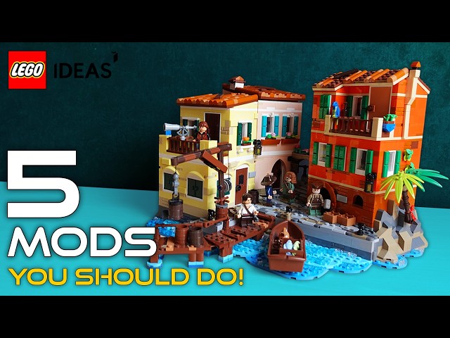 5  MODS For Your LEGO Italian Rivièra!