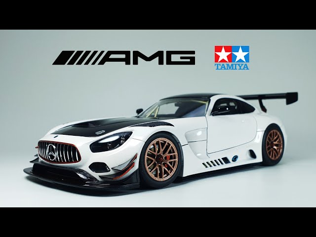 Building Tamiya Mercedes AMG GT3 Model Car (Street Version) -  Full Build - Step by Step