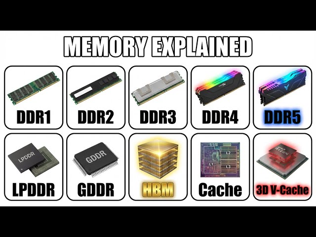 The Memory Hierarchy: Why Your Computer Has So Many Types
