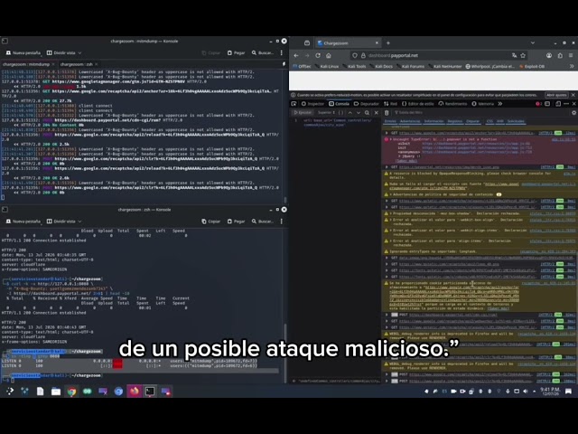 Prácticas tutoríal en kali Linux 