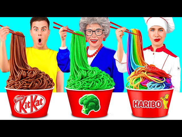 Reto De Cocina Yo vs Abuela | Situaciones Divertidas y falla por Fun Teen