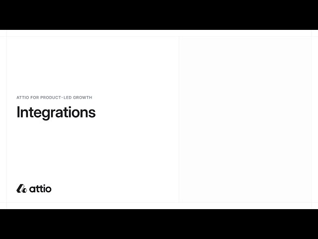 Attio for PLG | Connecting your tech stack
