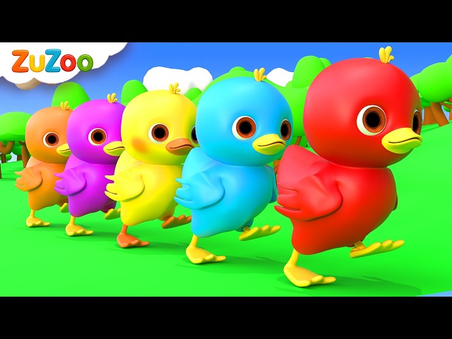 Five Little Ducks | Kids Songs | ZuZoo Nursery Rhymes & Kids Songs