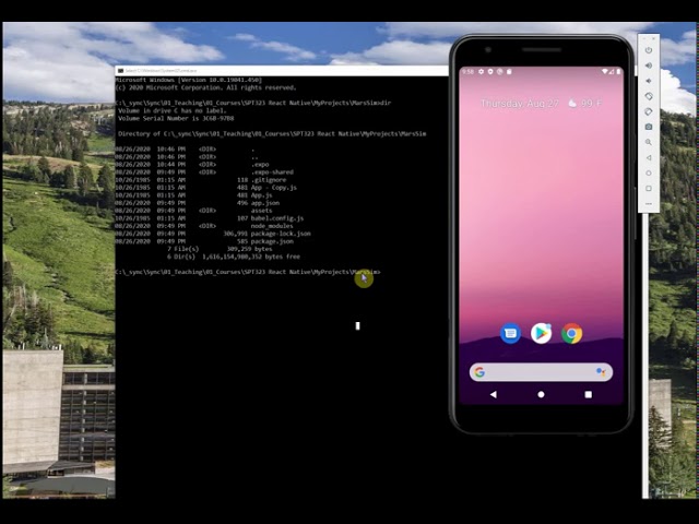 Run a React Native app in AVD using Android Studio