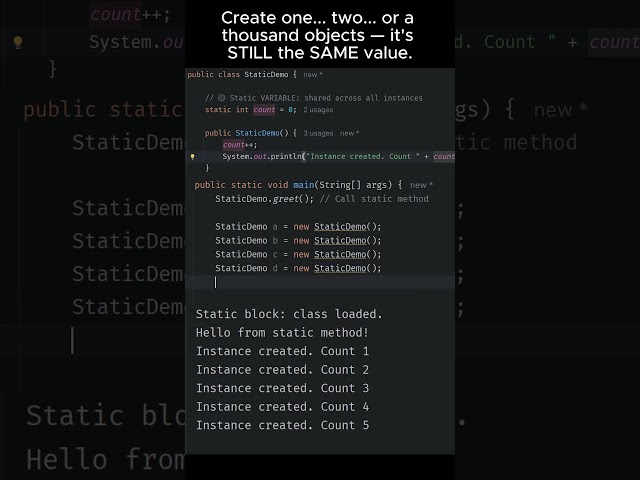 The TRUTH about static in Java!