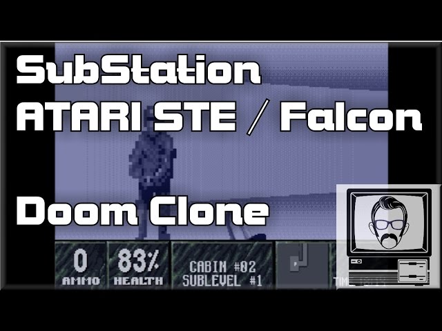 SubStation (Doom Clone) Atari STe / Falcon Quick Play  | Nostalgia Nerd