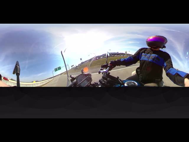 CSC RX3 Cyclone on the Interstate with the 360 Fly camera.