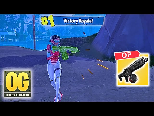 Fortnite OG Season 9 Solo Zerobuild Gameplay Neo Rox Win | Pump OP #fortniteOG