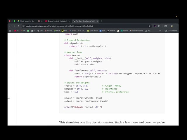 Building a Single Neuron in Python Without any Library || Neural Network || Deep Learning
