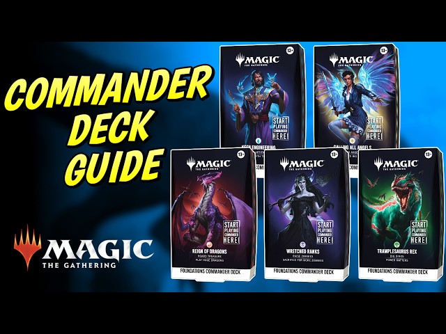 Which NEW Foundations Commander Deck Should You Buy? - Magic the Gathering Deck Guide