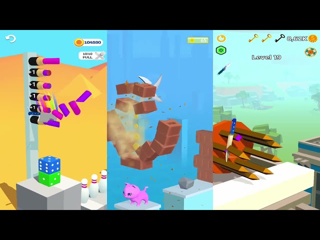 Slice It All | Don't Slice The Cat | Master Slice - All Levels Gameplay Android, iOS