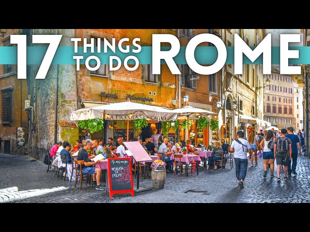 Best Things To Do in Rome Italy 4K