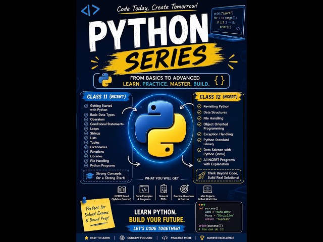 Python Series for Class 11 & 12