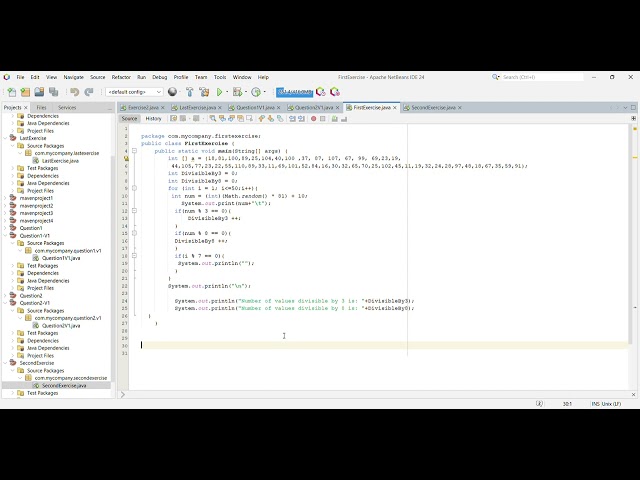 Random Number Generator and Divisibility Tester in java