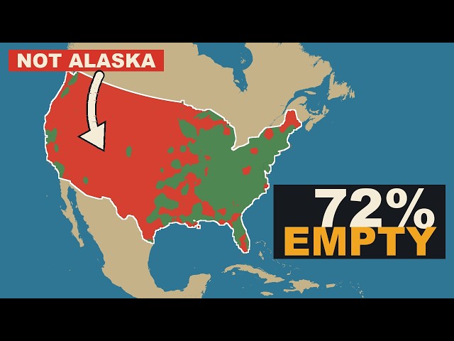 Why 72% of the United States Is Empty
