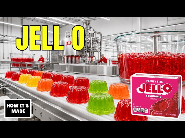How Jell-O Is Made - America’s Dessert Was Almost Thrown Away
