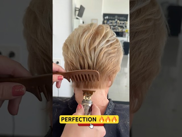 PERFECTION PIXIE HAIRCUT BASIC LINE: Complete Tutorial Linked Below! 🔥🔥🔥