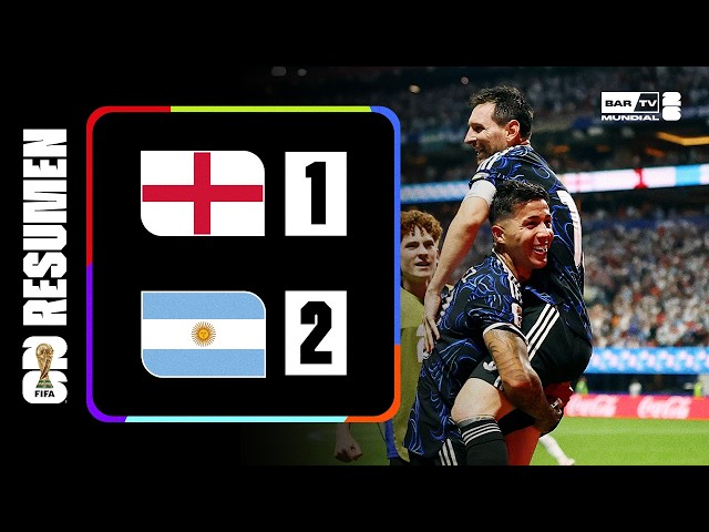 Inglaterra 1 – 2 Argentina | Resumen Copa Mundial de la FIFA 2026™