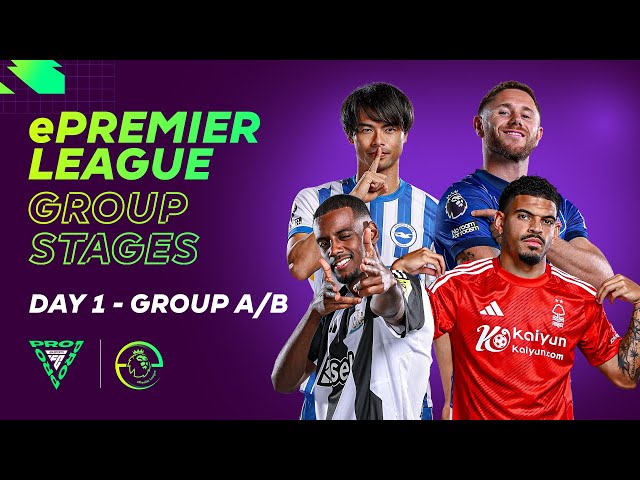 ePremier League 2024/25 Group Stages - A&B | Stream B | FC 25 | Day 1