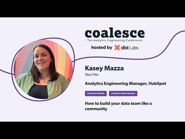 How to build your data team like a community