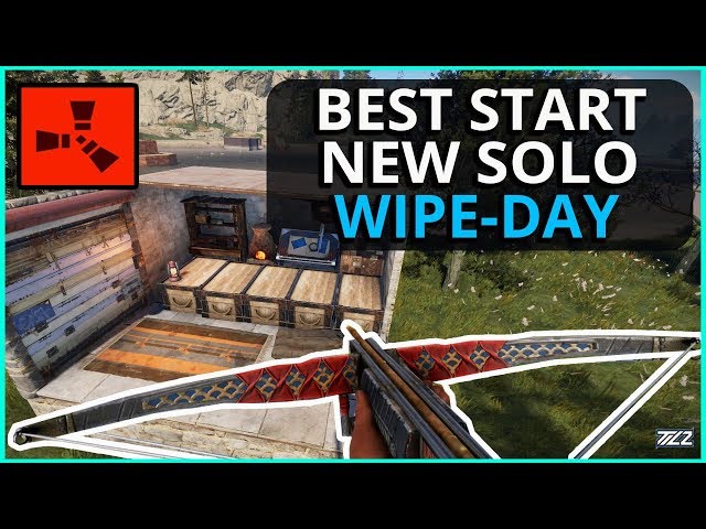 The BEST Start To A NEW Solo Wipeday! Rust Solo Survival Gameplay