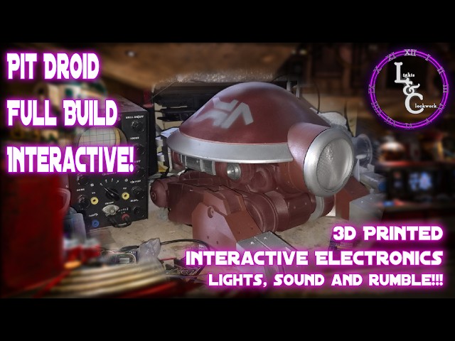 Interactive Pit Droid Full build with Electronics : A Droid Builder Video