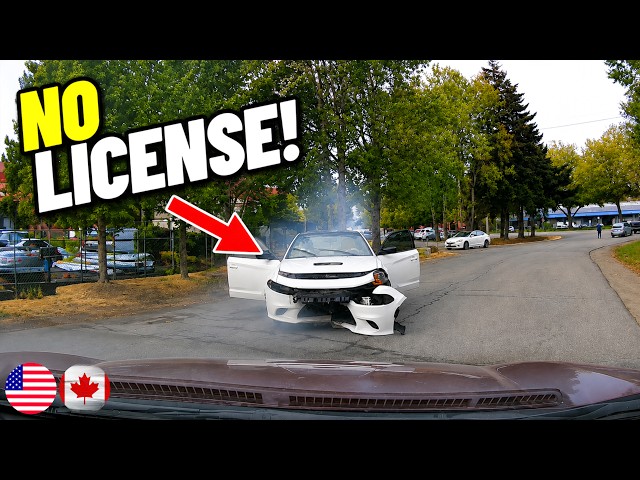 ILLEGAL DRIVER SPEEDS 70MPH INTO CRASH - 1041 | Driving Fails