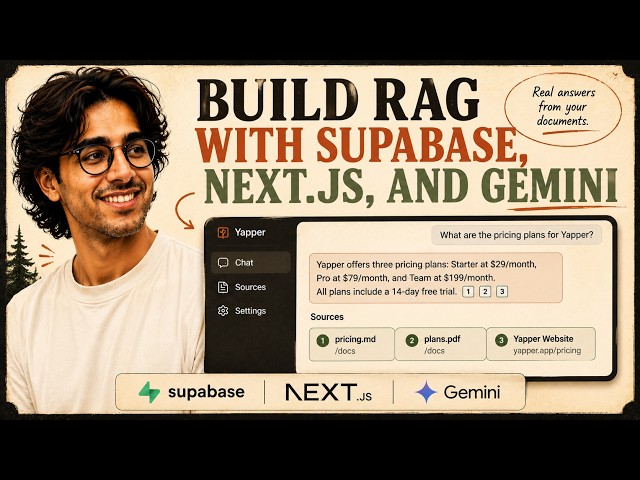 Build a Production-Grade RAG in 10 Minutes (Next.js + Supabase + Gemini, With Citations)