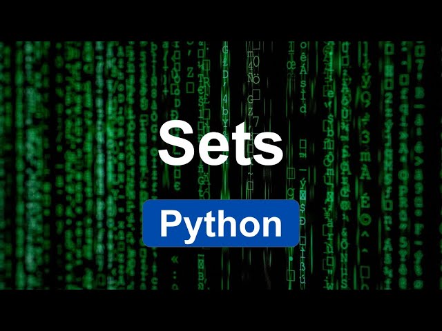 Sets in Python