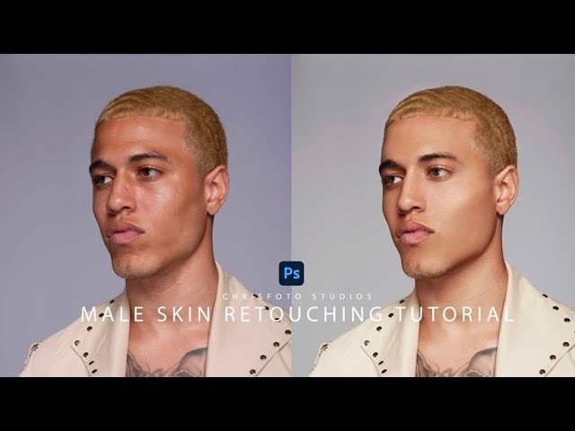MALE SKIN PHOTOSHOP RETOUCHING TUTORIAL
