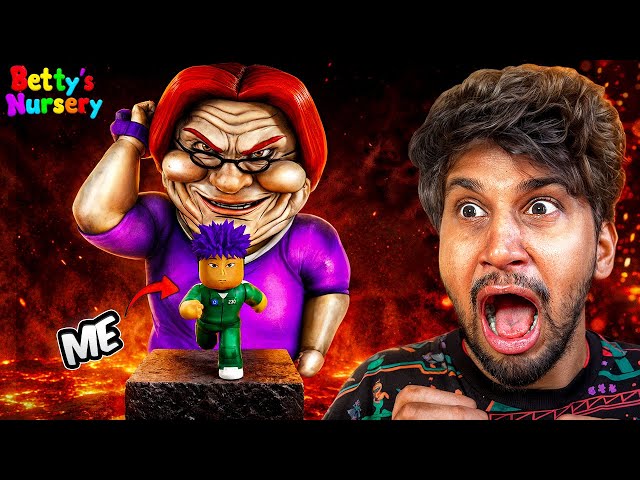 ESCAPE FROM BETTY'S NURSERY IN ROBLOX OBBY WITH EXCLUSIVE LAVA MOD