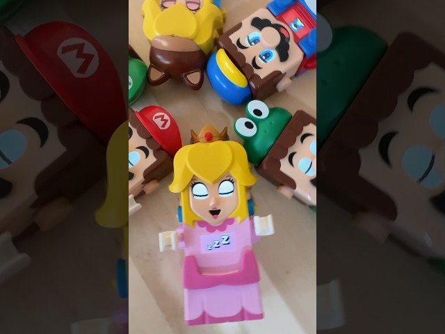 Sleeping LEGO Super Mario Bros #mario #peach #luigi #peaches #legomario