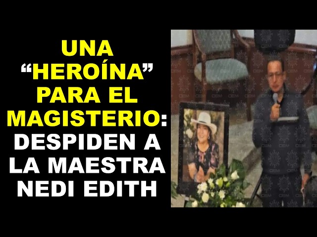 Soy Docente: UNA “HEROÍNA” PARA EL MAGISTERIO: DESPIDEN A LA MAESTRA NEDI EDITH