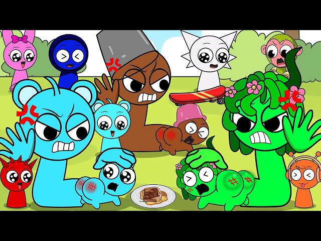 Sprunki But Dad Is Angry | Part - (21 ~ 35) | Compilation | Sprunki Funny Animation| Sprunki Magic S