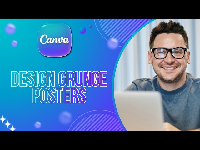 How to Design Grunge Posters in Canva | Tutorial 2026