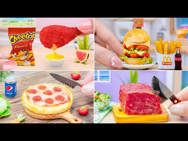 3000+ Mini Cooking Recipes | Delicious Miniature Food Cooking Compilation 💖  Beef, Cheetos, Chicken