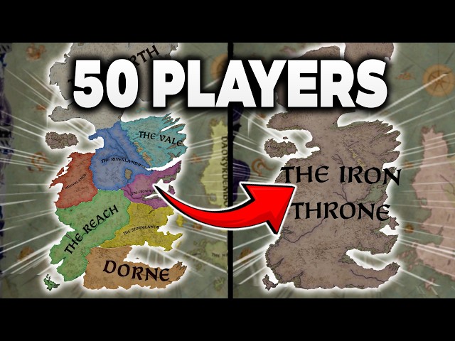 50 PLAYERS Simulate GAME OF THRONES in CK3