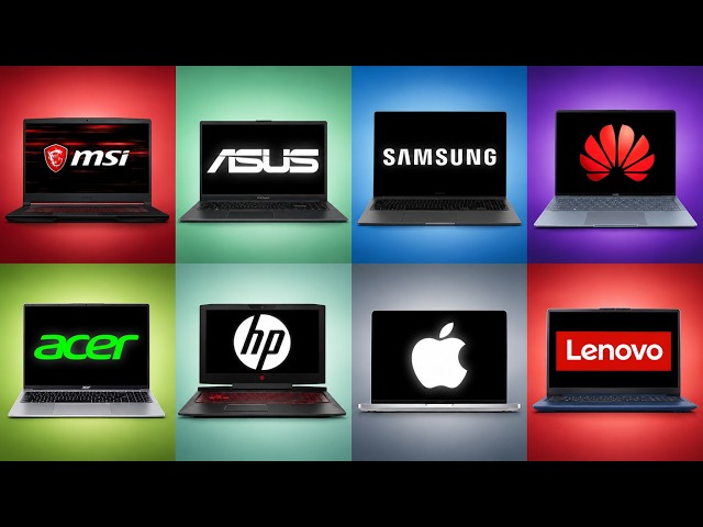 Every Major Laptop Brand Explained | Lenovo, Apple, Asus, MSI, Huawei, Samsung