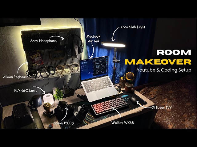 I Transformed My Boring Room Into a YouTube & Coding Setup! | Room Makeover