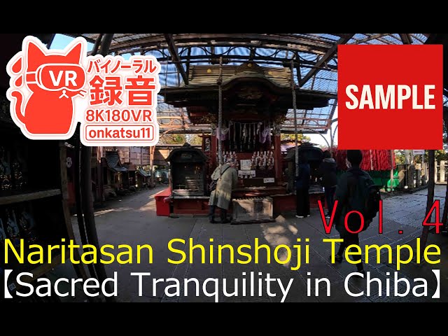 【SAMPLE】🏯Walking Through Naritasan Shinshoji Temple—Sacred Tranquility in Chiba(VR180) Chapter Four‼