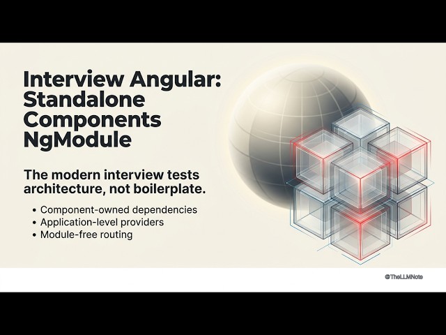 Standalone Components: The New Interview Must-Know