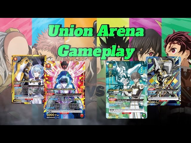 Union Arena (Locals) [Evangelion] Red Shinji/Rei vs [Code Geas] Green Lancelot